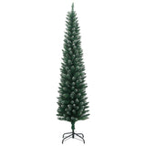 Artificial Slim Christmas Tree 300 LEDs 180 cm - Side View