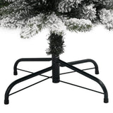 Artificial Christmas Tree 150 LEDs and Flocked Snow 150 cm - Low Angle