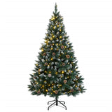 Artificial Christmas Tree 300 LEDs 210 cm - Side View