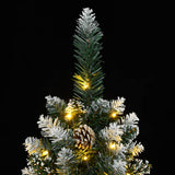Artificial Slim Christmas Tree 150 LEDs 150 cm - Extra Image
