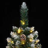 Artificial Slim Christmas Tree 300 LEDs 180 cm - Extra Image