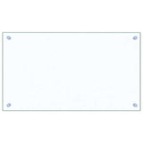 Kitchen Backsplashes 2 pcs Transparent 70x40 cm Tempered Glass