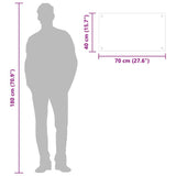 Kitchen Backsplashes 2 pcs Transparent 70x40 cm Tempered Glass - Extra Image