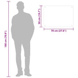 Kitchen Backsplashes 2 pcs Transparent 70x50 cm Tempered Glass - Extra Image