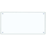 Kitchen Backsplashes 2 pcs Transparent 80x40 cm Tempered Glass