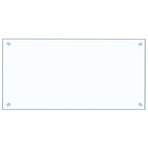 Kitchen Backsplashes 2 pcs Transparent 80x40 cm Tempered Glass