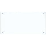 Kitchen Backsplashes 2 pcs Transparent 80x40 cm Tempered Glass - Top-Down View