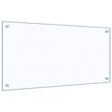Kitchen Backsplashes 2 pcs Transparent 80x40 cm Tempered Glass