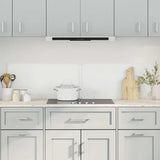 Kitchen Backsplashes 2 pcs Transparent 80x40 cm Tempered Glass