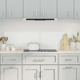 Kitchen Backsplashes 2 pcs Transparent 80x40 cm Tempered Glass