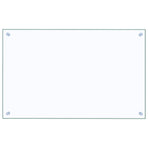 Kitchen Backsplashes 2 pcs Transparent 80x50 cm Tempered Glass