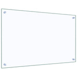 Kitchen Backsplashes 2 pcs Transparent 80x50 cm Tempered Glass
