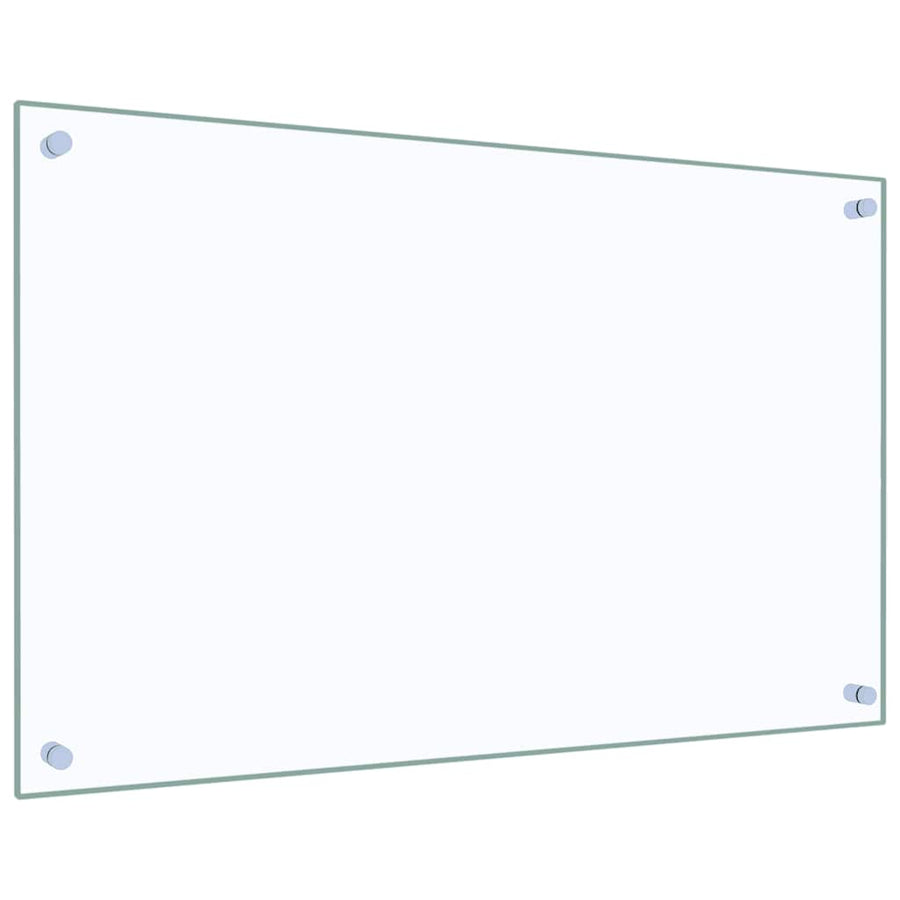Kitchen Backsplashes 2 pcs Transparent 80x50 cm Tempered Glass