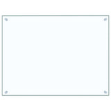 Kitchen Backsplashes 2 pcs Transparent 80x60 cm Tempered Glass