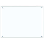 Kitchen Backsplashes 2 pcs Transparent 80x60 cm Tempered Glass