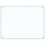 Kitchen Backsplashes 2 pcs Transparent 80x60 cm Tempered Glass - Top-Down View