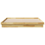 Bed Frame without Mattress 180x200 cm Solid Wood Oak