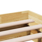 Bed Frame without Mattress 180x200 cm Solid Wood Oak - Extra Image