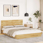 Bed Frame with Headboard without Mattress 150x200 cm