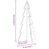 Wooden Christmas Tree for Decoration 59.5 cm Solid Wood Pine - Low Angle