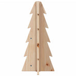 Wooden Christmas Tree for Decoration 49 cm Solid Wood Pine