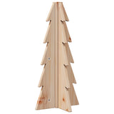 Wooden Christmas Tree for Decoration 49 cm Solid Wood Pine - 45-Degree Angle