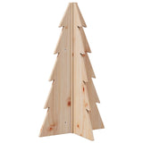 Wooden Christmas Tree for Decoration 69.5 cm Solid Wood Pine - 45-Degree Angle