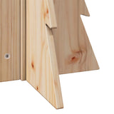 Wooden Christmas Tree for Decoration 69.5 cm Solid Wood Pine - Rear View