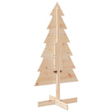 Wooden Christmas Tree for Decoration 120 cm Solid Wood Pine - 45-Degree Angle