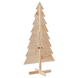 Wooden Christmas Tree for Decoration 150 cm Solid Wood Pine - 45-Degree Angle