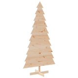 Wooden Christmas Tree for Decoration 180 cm Solid Wood Pine - Front View