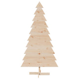 Wooden Christmas Tree for Decoration 180 cm Solid Wood Pine - Side View