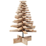 Wooden Christmas Tree for Decoration 80 cm Solid Wood Pine - 45-Degree Angle