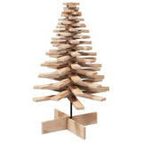 Wooden Christmas Tree for Decoration 100 cm Solid Wood Pine - 45-Degree Angle