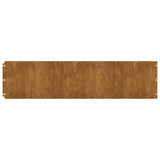 Lawn Edgings 20 pcs 25x103 cm Flexible Weathering Steel