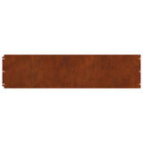 Lawn Edgings 20 pcs 25x103 cm Flexible Weathering Steel