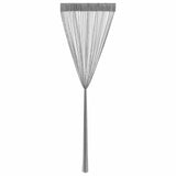 String Curtains 2 pcs Anthracite 140x250 cm - 45-Degree Angle