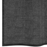 Voile Curtains with Grommets 2 pcs Black 140x245 cm