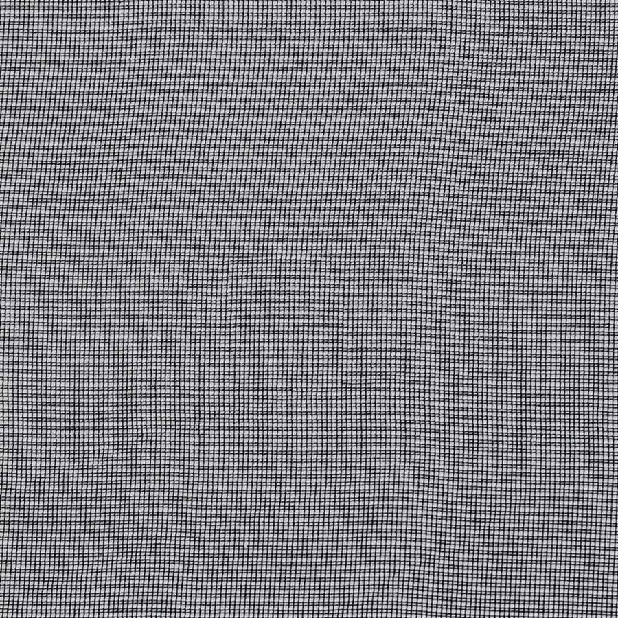 Voile Curtains with Grommets 2 pcs Black 140x245 cm