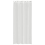 Voile Curtains with Grommets 2 pcs White