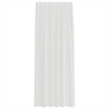 Voile Curtains with Rod Pockets 2 pcs White