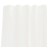 Voile Curtains with Rod Pockets 2 pcs White