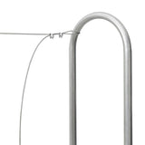 Firewood Rack 150x25x150 cm Galvanised steel - Close-Up Angle