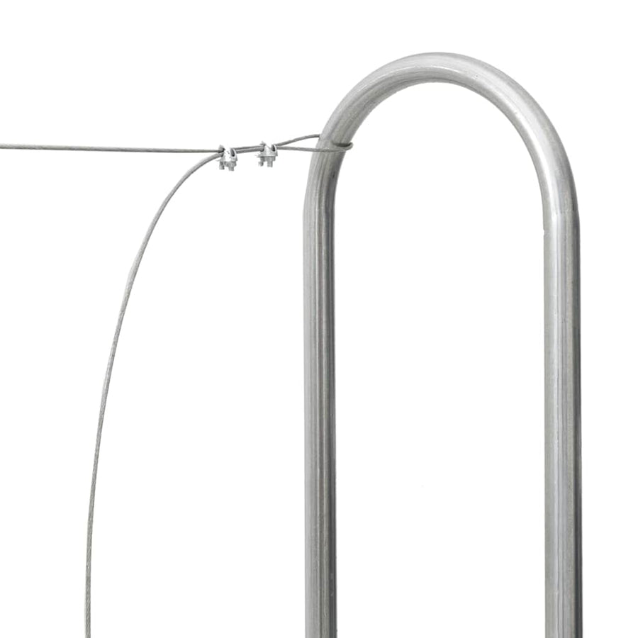 Firewood Rack 150x25x150 cm Galvanised steel