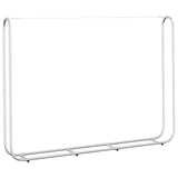 Firewood Rack 200x25x150 cm Galvanised steel - Rear View