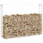 Firewood Rack 200x25x150 cm Galvanised steel