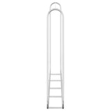 Firewood Rack 250x25x150 cm Galvanised steel - 45-Degree Angle
