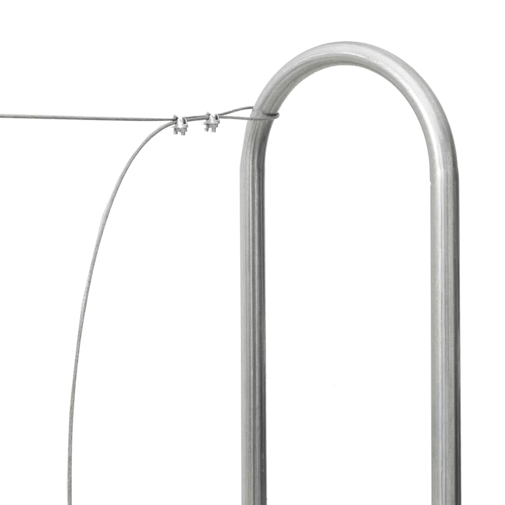 Firewood Rack 250x25x150 cm Galvanised steel