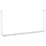 Firewood Rack 300x25x150 cm Galvanised steel - Front View