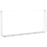 Firewood Rack 300x25x150 cm Galvanised steel - Rear View